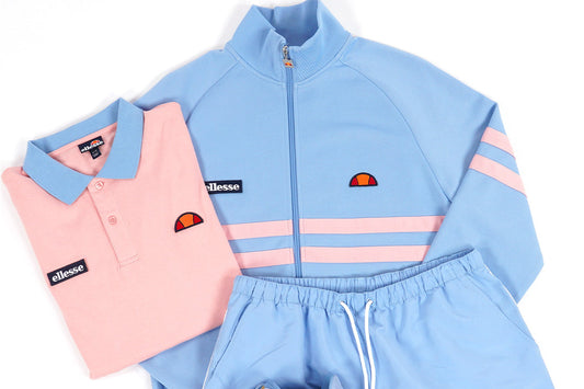 ellesse rimini track top pink