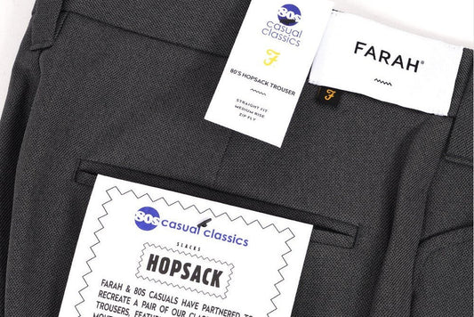 Farah Hopsack Trousers Casuals Pants