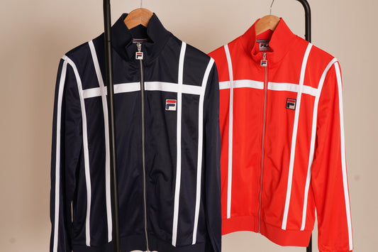 Celebrate 20 Years of 80s Casual Classics With the Fila Grand Slam Track Top