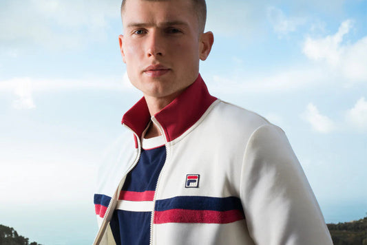 Channel Some Classic White Line Style With The Fila Vintage Enrico Track Top