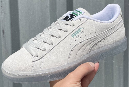 PUMA Suede Translucent Sole Trainer