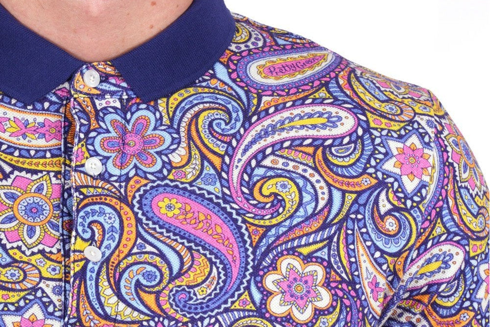 Pretty Green Paisley Polo Shirt