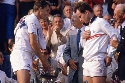 John McEnroe Sergio Tacchini Dallas French Open Lenl1984