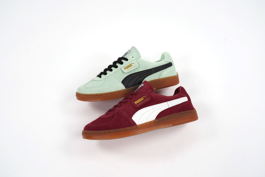 PUMA Super Team Suede Burgundy mint