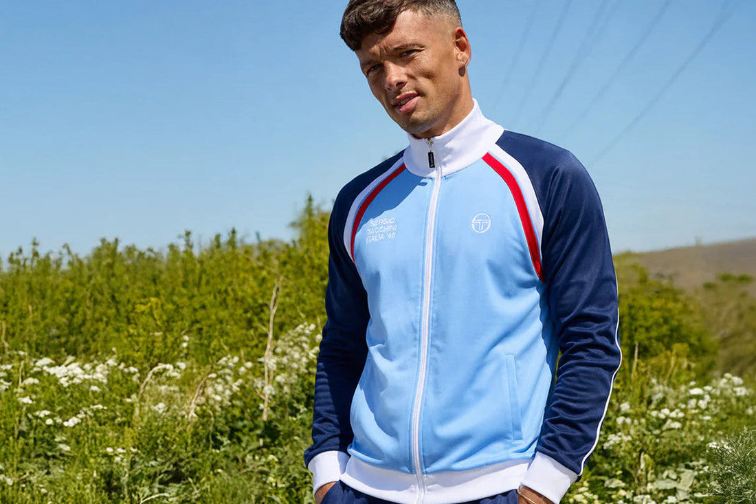 Sergio Tacchini Ghibli Track Top Sky 80s