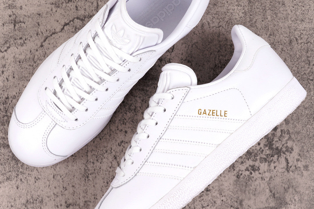 adidas Gazelle Triple White Trainer