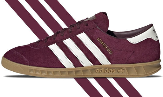 adidas Hamburg Trainer Burgundy