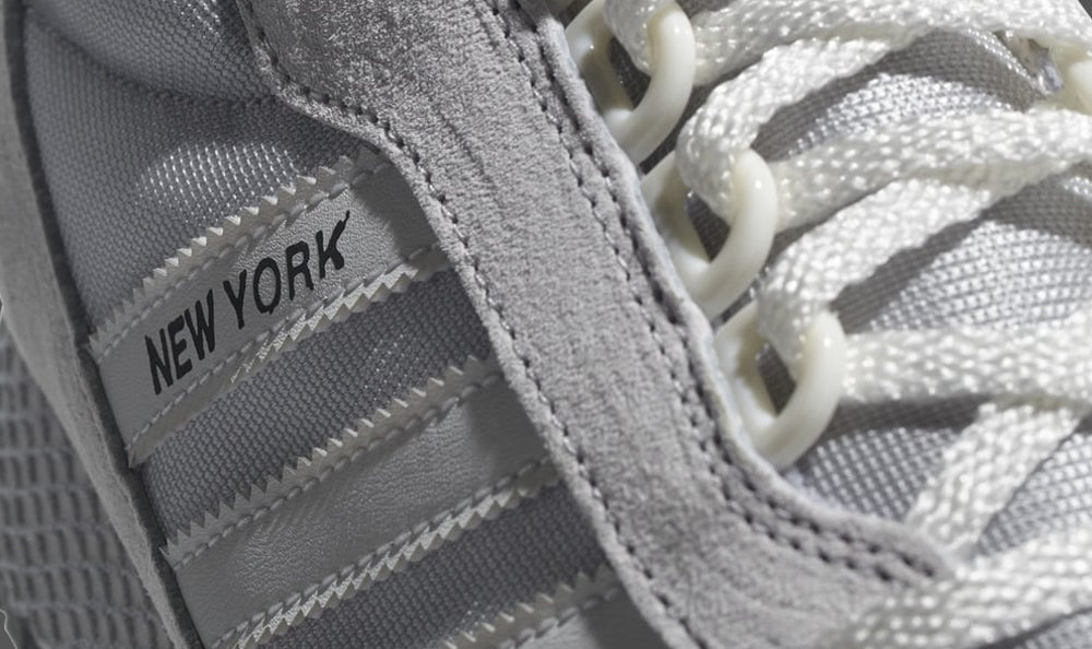 adidas new york trainer white grey