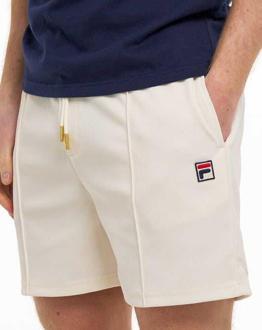 Fila Vintage Fila Vintage Eusebio Pin Tuck Shorts Gardenia