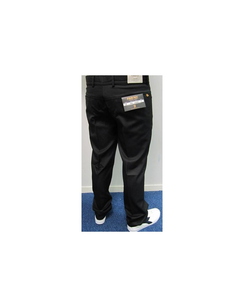 Farah Casual Mills Hose Schwarz