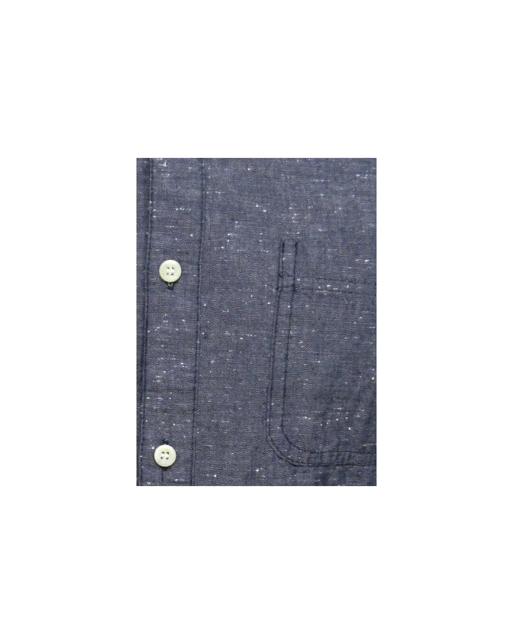 Bellfield Chiba Chambray-Hemd, Marineblau