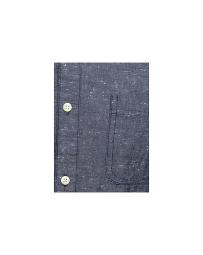 Bellfield Chiba Chambray-Hemd, Marineblau