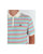 Fila Vintage Paradocks Striped Polo Shirt Gardenia/Red/Green