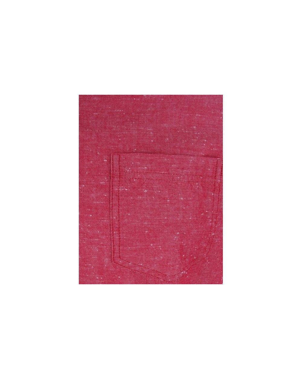 Bellfield Kurzarm Chambray Hemd Rot