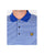 Lyle And Scott Fine Stripe Polo Shirt Blue Lagoon