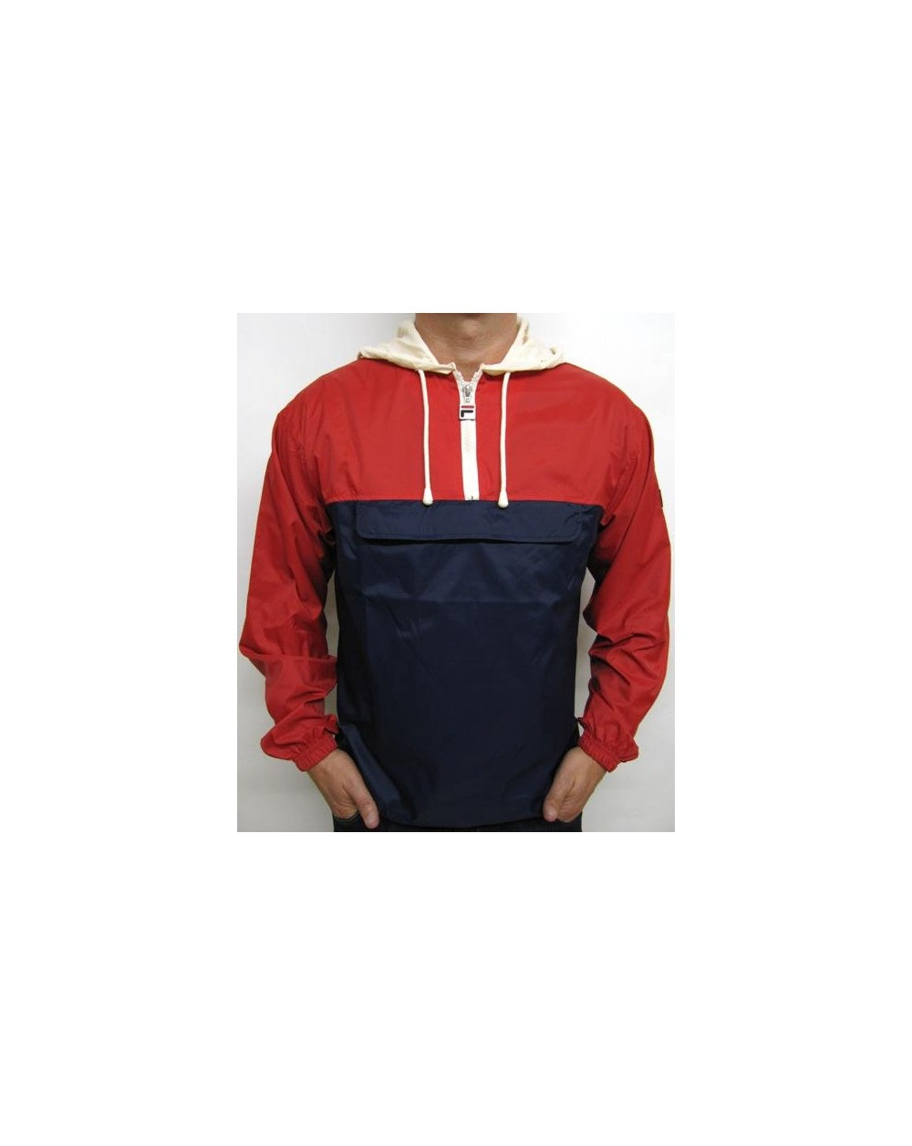 Fila Vintage Macker Cagoule Jacke Marine/Rot