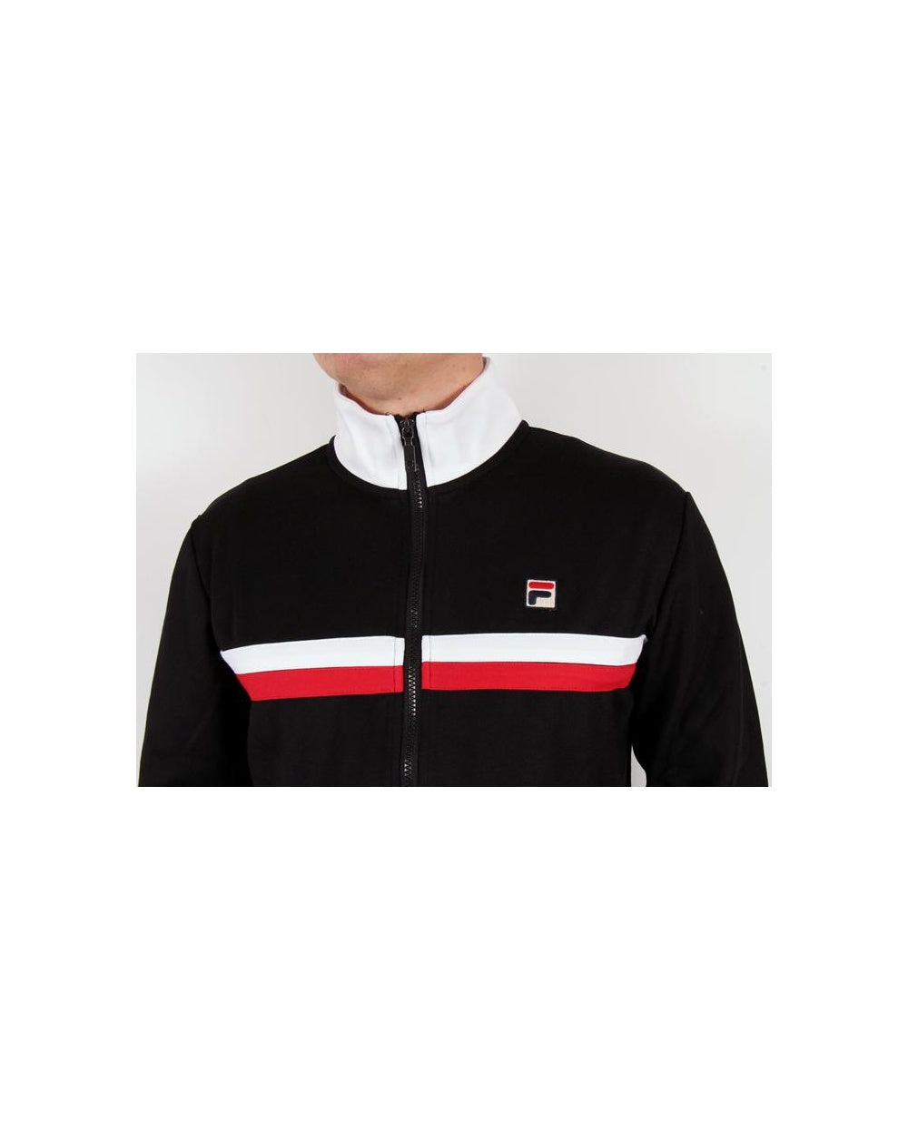 Fila Vintage Bowbreaker 2 Trainingsjacke Schwarz/Weiß/Rot 