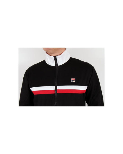 Fila Vintage Bowbreaker 2 Trainingsjacke Schwarz/Weiß/Rot 