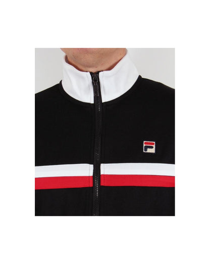 Fila Vintage Bowbreaker 2 Trainingsjacke Schwarz/Weiß/Rot 