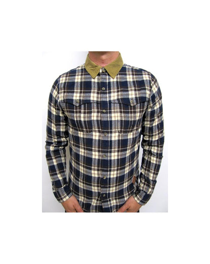 Fly 53 Heathwood Karohemd Mitternachtsblau 