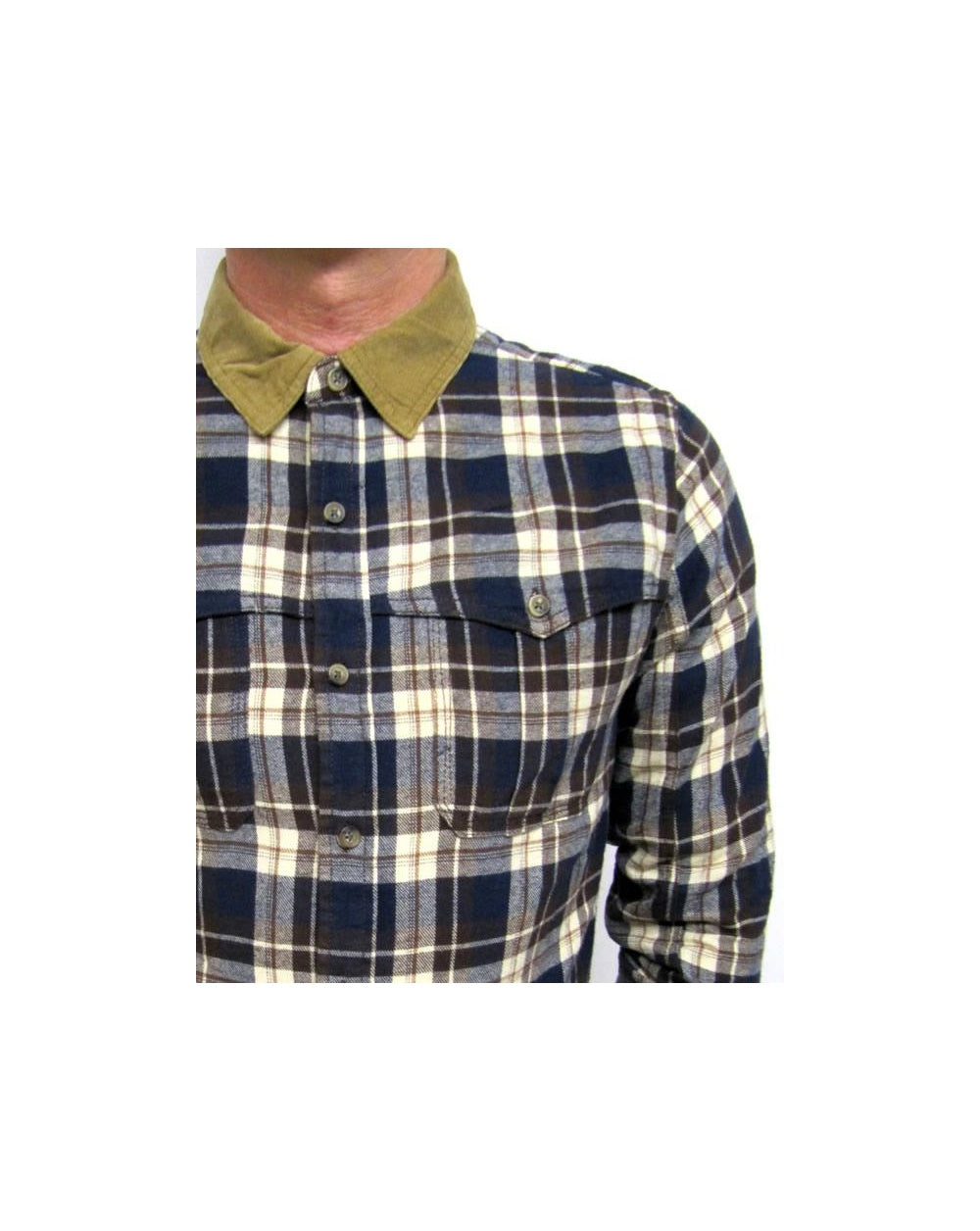 Fly 53 Heathwood Karohemd Mitternachtsblau 