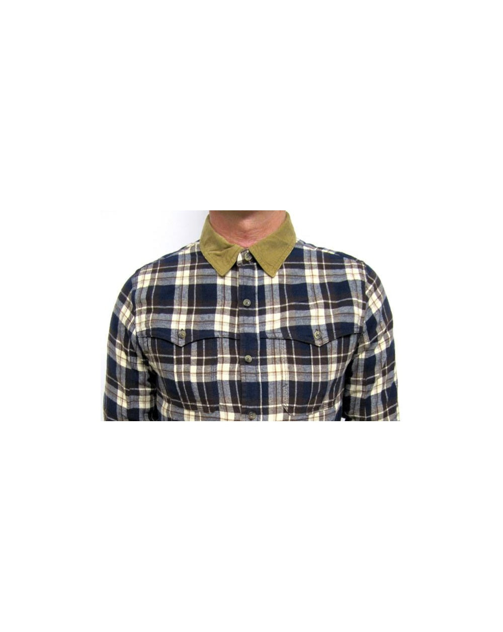 Fly 53 Heathwood Karohemd Mitternachtsblau 