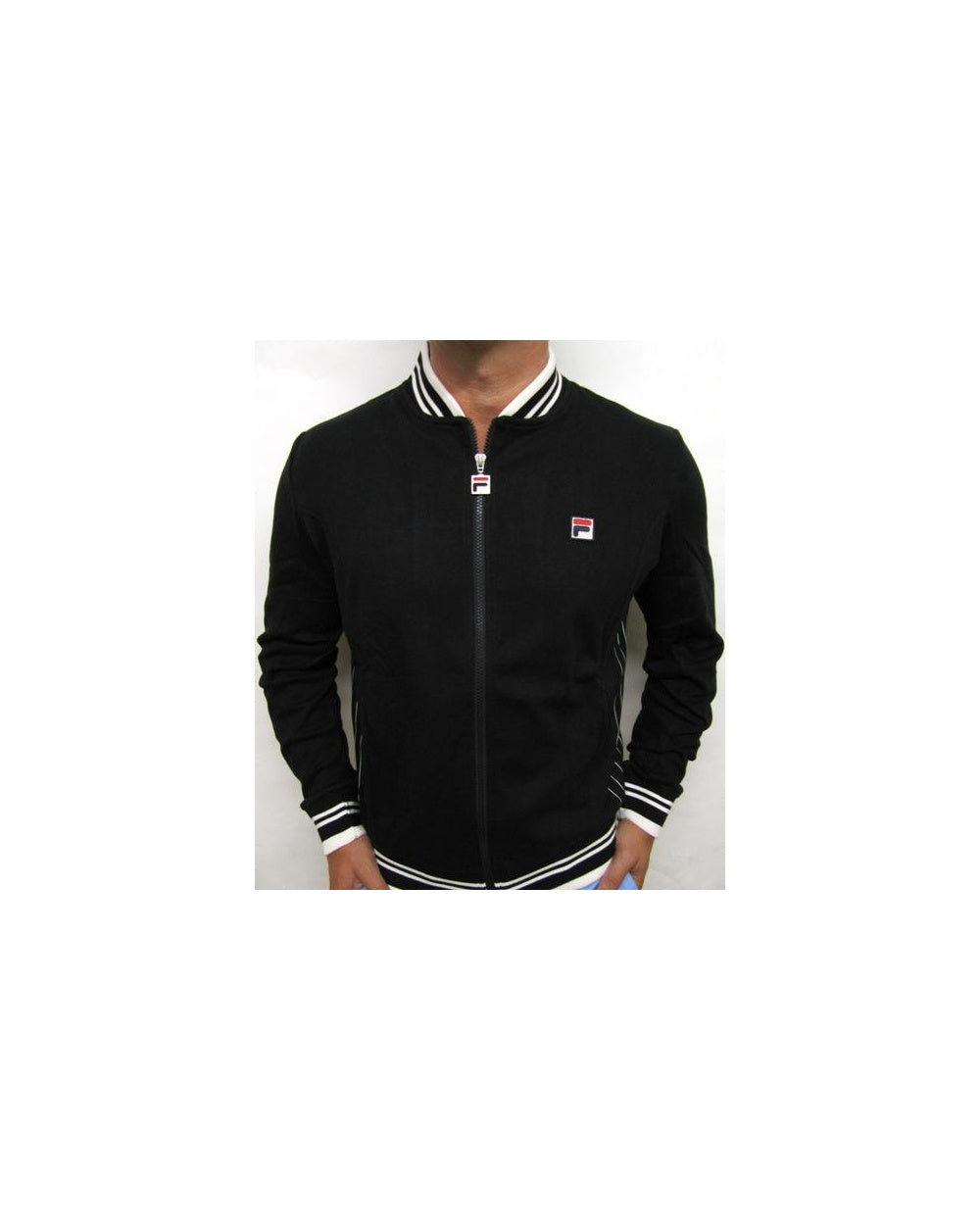 Fila Vintage Mk1 Settanta Trainingsjacke Schwarz
