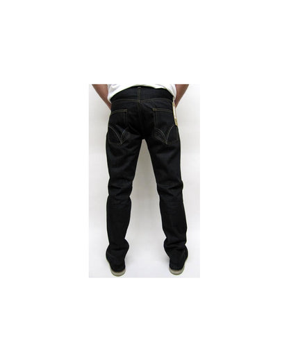 Weekend Offender – Tapered Fit – Dunkle Jeans in dunkler Waschung