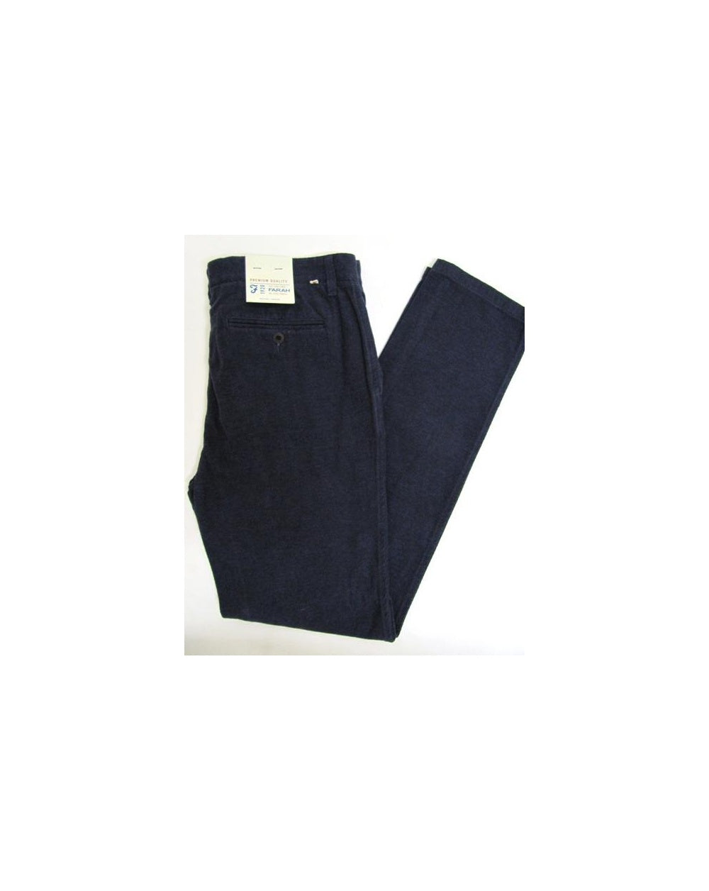 Farah Wellman Two Tone Trousers Navy