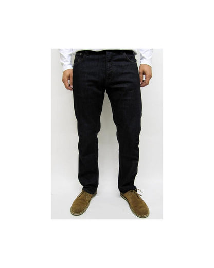 Pretty Green – Regular-Jeans mit geradem Bein in dunkler Waschung