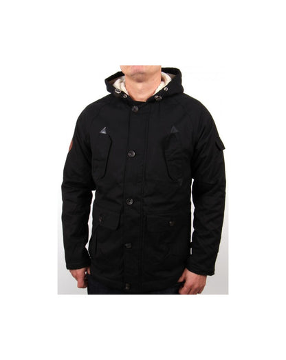 Bellfield Artis Parka Jacke Schwarz