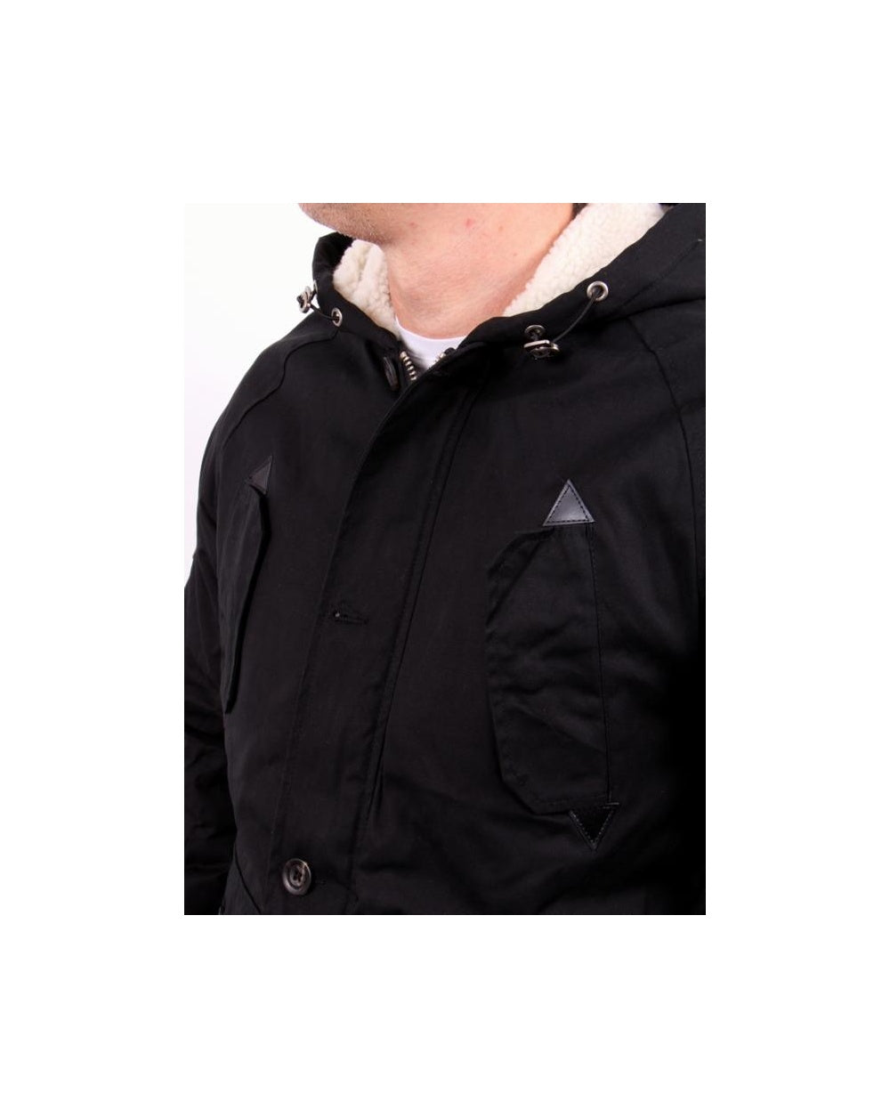 Bellfield Artis Parka Jacke Schwarz
