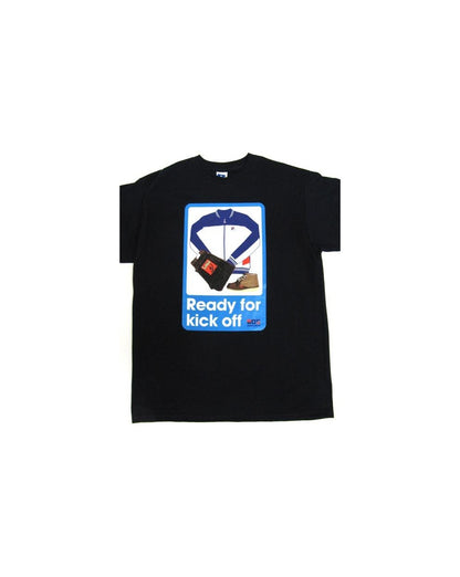 80er Casual Classics Ready For Kick Off T-Shirt Marineblau