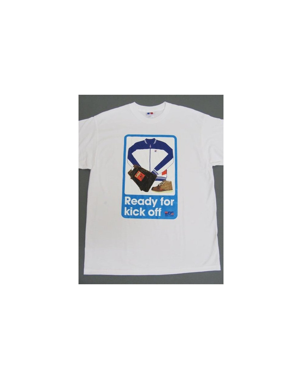 80er Casual Classics Ready For Kick Off T-Shirt Weiß