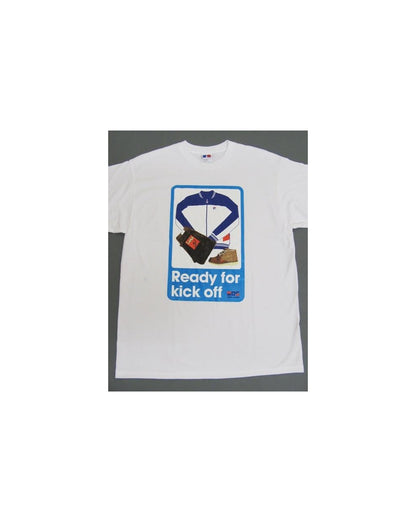 80er Casual Classics Ready For Kick Off T-Shirt Weiß