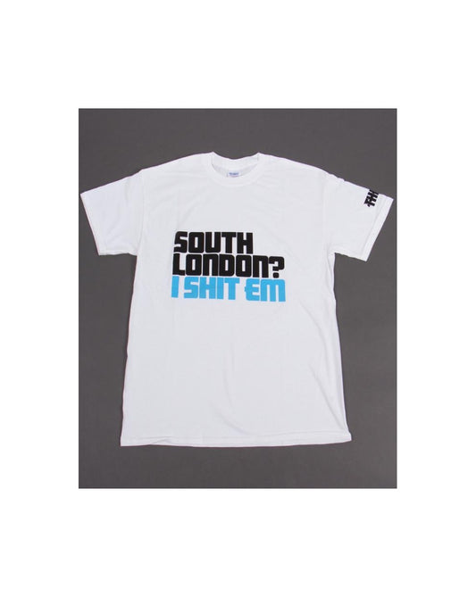80er Casual Classics South London I Shit Em T-Shirt Weiß