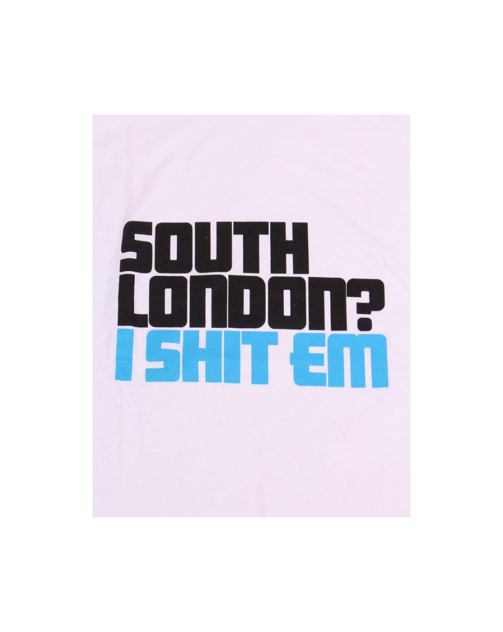 80er Casual Classics South London I Shit Em T-Shirt Weiß