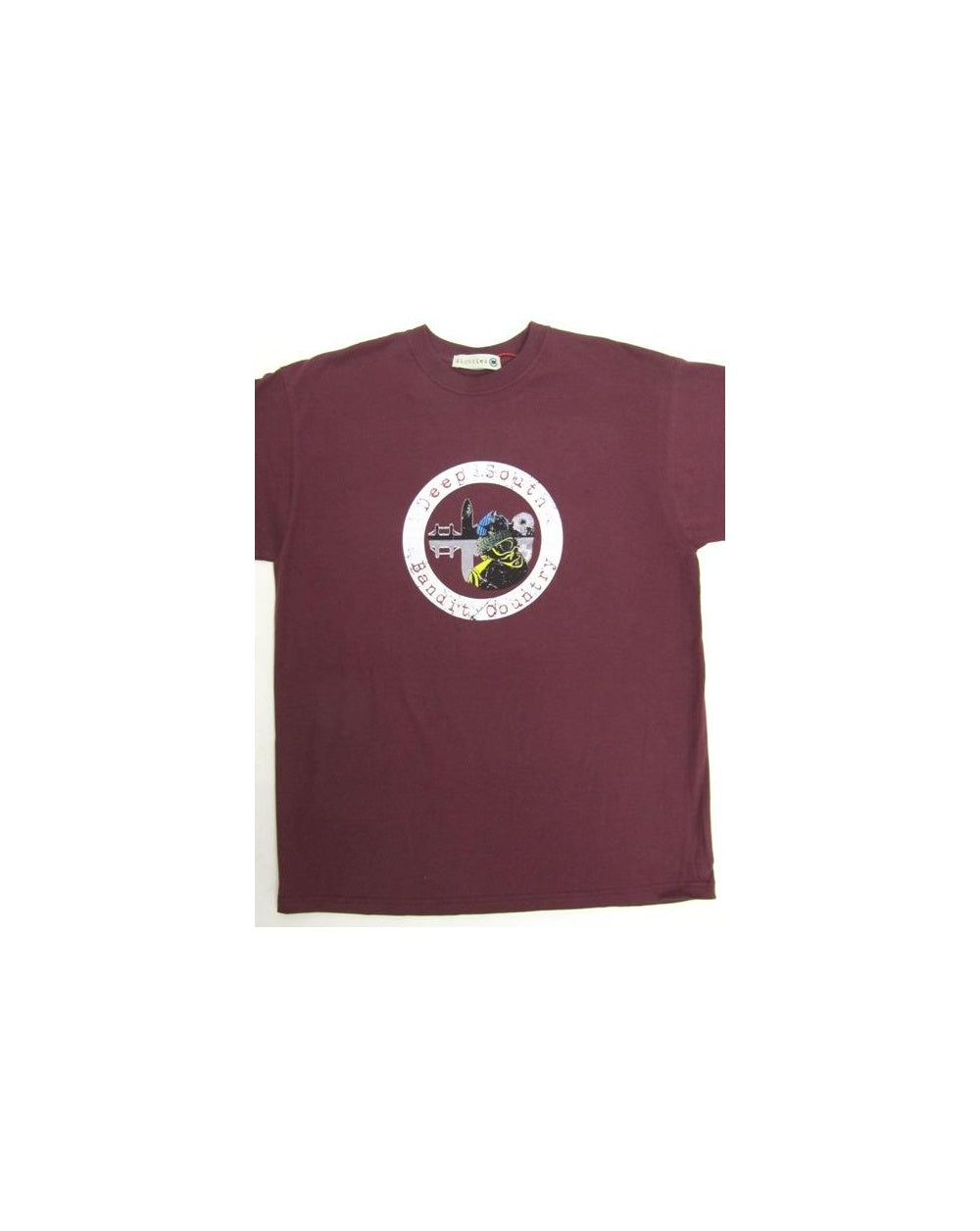 80er Casuals Bandit Country T-Shirt Bordeaux