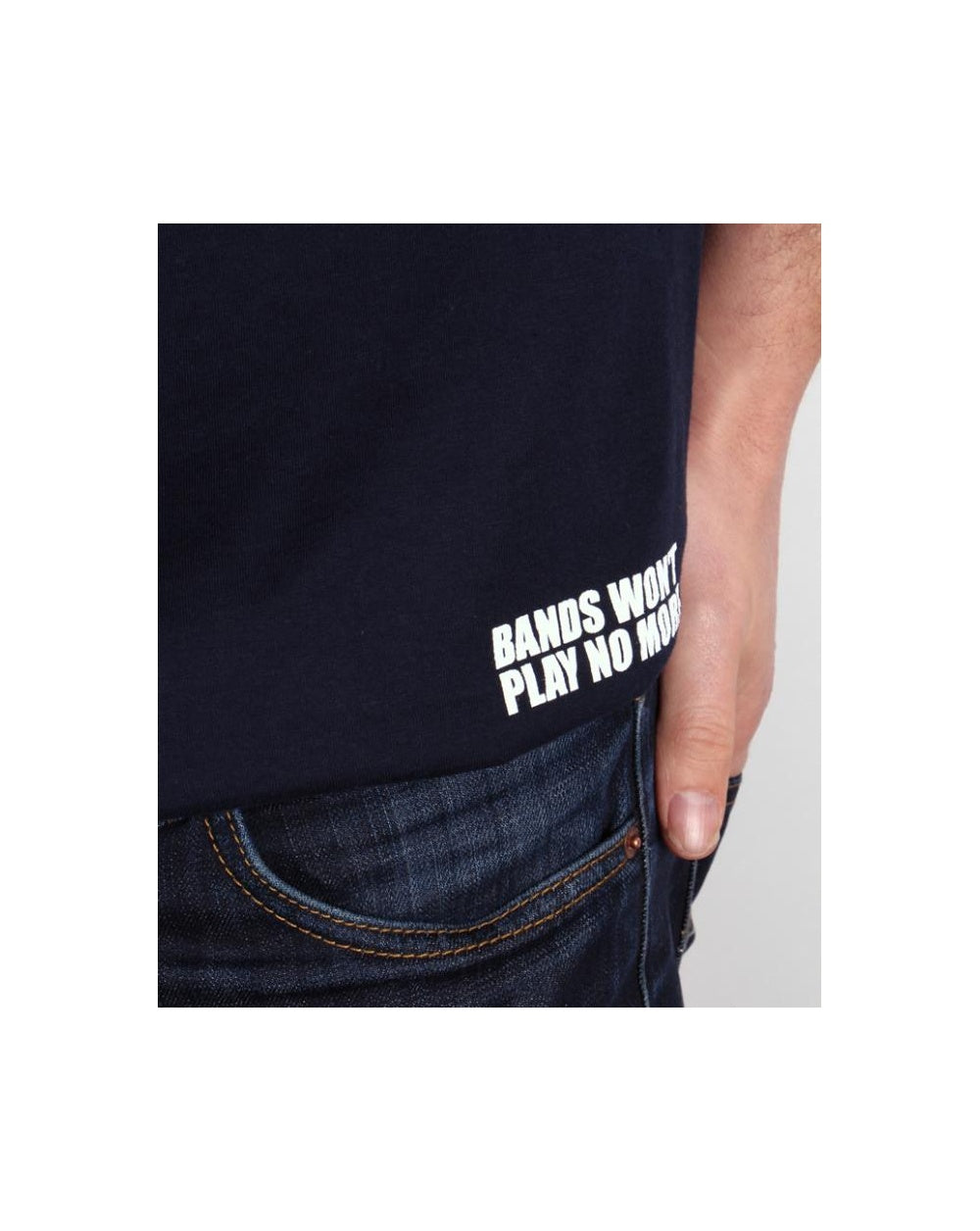 80s Casuals Ghost Town T-Shirt Marineblau