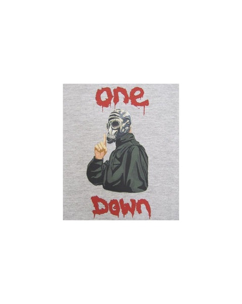 80s Casuals One Down T-shirt Light Grey