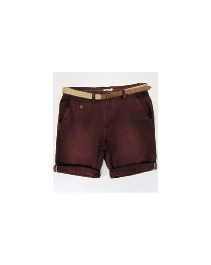 Bellfield Chino-Shorts in Weinrot 