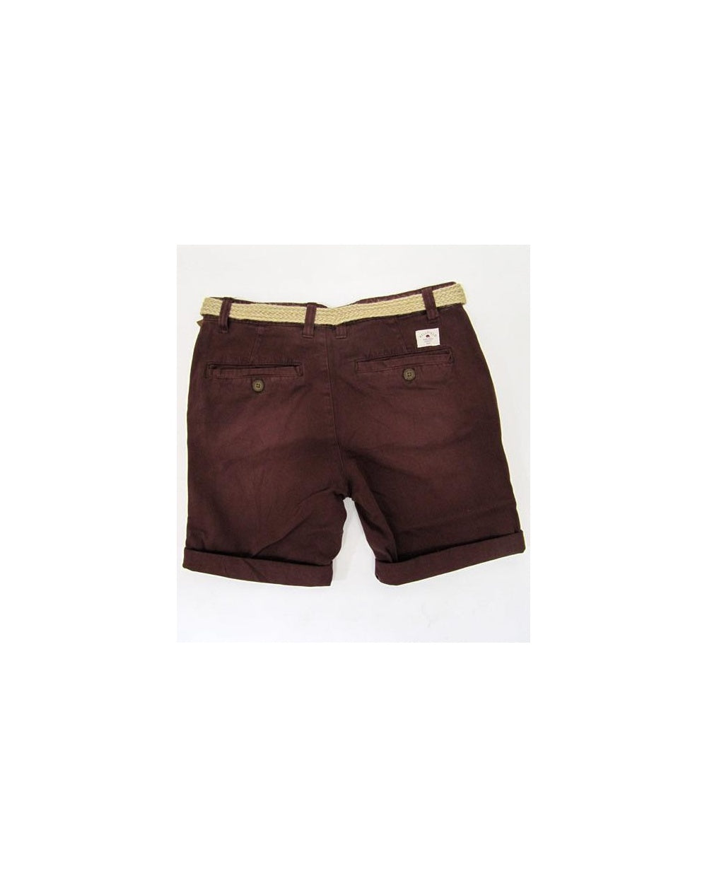 Bellfield Chino-Shorts in Weinrot 