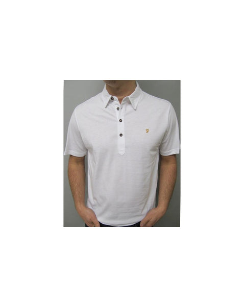 Farah Samuel Polo Shirt White