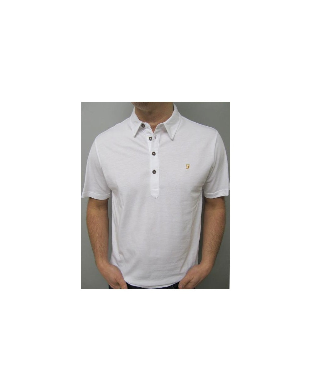 Farah Samuel Poloshirt Weiß