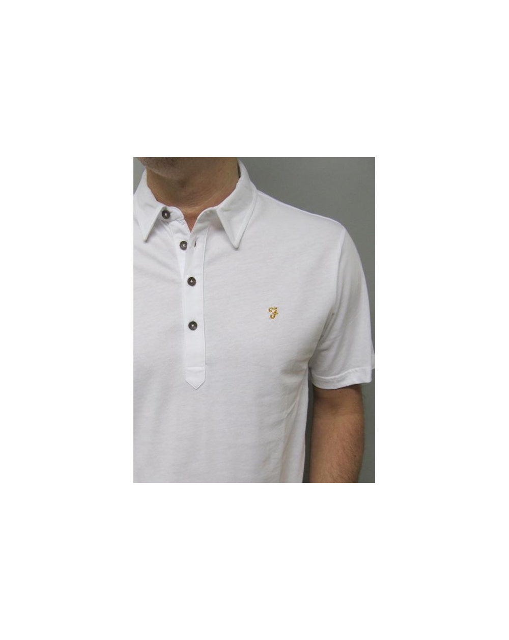 Farah Samuel Poloshirt Weiß