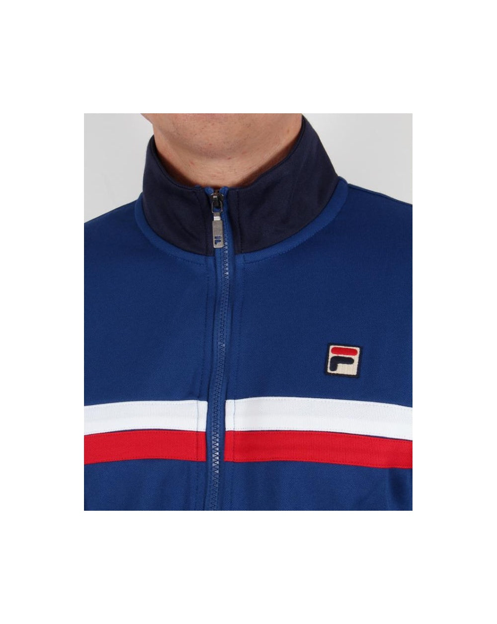 Fila Vintage Bowbreaker 2 Track Top Italia Blau/Rot/Weiß 