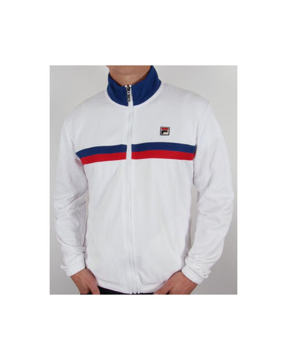 Fila Vintage Bowbreaker 2 Trainingsjacke Weiß/Italia Blau/Rot