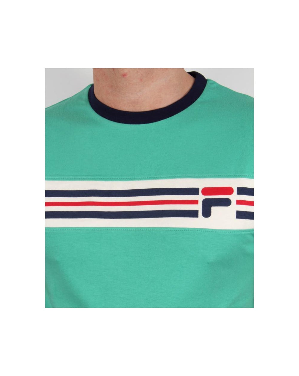 Fila Vintage Headband Stripe T-Shirt Frühlingsgrün 