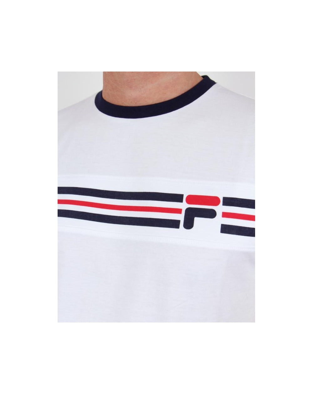 Fila Vintage Headband Stripe T-Shirt Weiß 