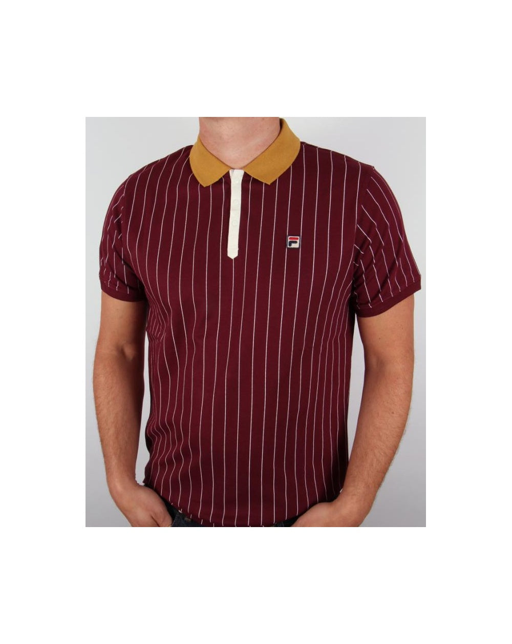 Fila Vintage Mk1 Settanta Poloshirt Deep Plum 